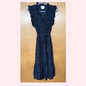 Kate Spade Blue Floral Belted Dress